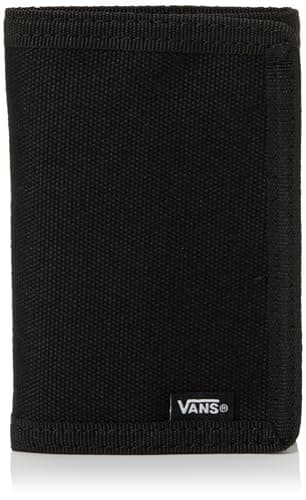 Image of Vans Men's Slipped Tri-Fold Wallet, Black, One Size