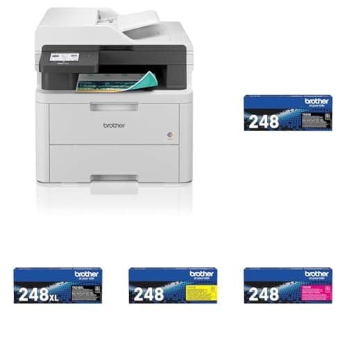 Image of BROTHER MFC-L3760CDW All-in-one Colour Wireless LED Printer |Print, copy, scan & fax |USB 2.0| A4|UK Plug Toner Cartridge