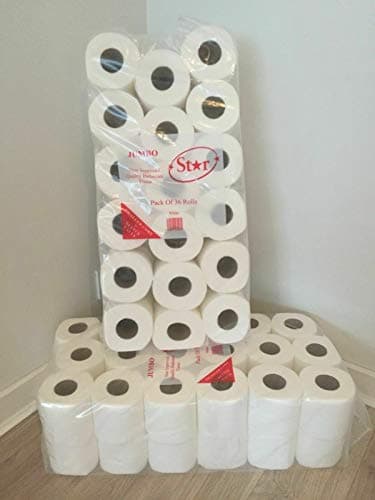 Image of 144 Toilet Rolls 2ply Quilted Tissue 200 Sheets (MISA) Jumbo