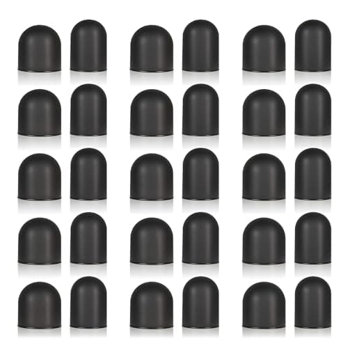 Image of 30 Pcs Silicone Tablet Pen Nibs, 0.2'' & 0.28'' No Scratches Stylus Pen Tips Soft Surface Pens Tips Replacement Universal Nibs Tablet Accessories for Touch Screen Pens Phone (Black)