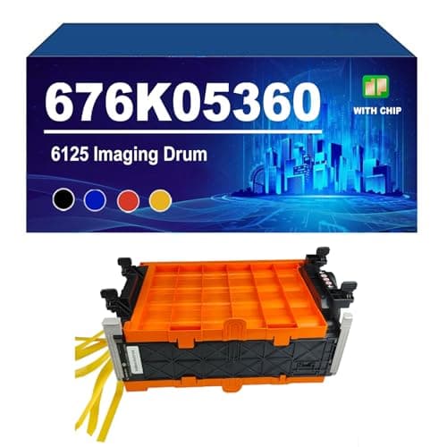 Image of 6125 Drum Unit Compatible For Xerox 675K69244 676K05360 675K05360 675K69240 Works With 6125 6128MFP 6130 6130N 6140N 6500 6500DN 6500N 6505 6505N 6505DN Printer,676K05360-30000 pages