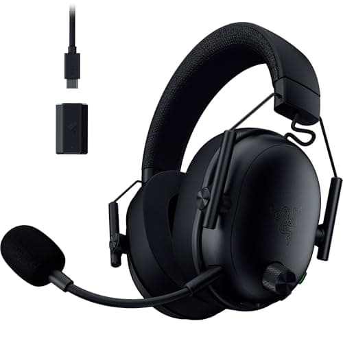 Image of Razer BlackShark V3 - Wireless e-sports Headset - TriForce 50mm Drivers - Detachable broadband Microphone - THX Spatial Audio - Wireless 2,4 GHz & Bluetooth - FPS profiles - PC/Mac | Black