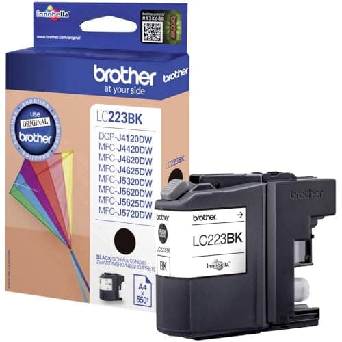 Image of Brother LC223BK - Black - original - ink cartridge DCP-J4120, J562, MFC-J4625, J480, J5320, J680, J880, Business Smart MFC-J4420