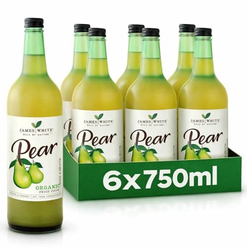 Image of James White Organic Pear Juice 750 ml (Pack of 6)