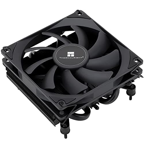 Image of Thermalright AXP90-X36 Black Low Profile CPU Air Cooler with Quite TL-9015B PWM Fan, 36mm Height ITX Cooler, for AMD AM4 AM5/Intel LGA 1150/1151/1200/1700, 2700rpm Speed Heatsink Cooler