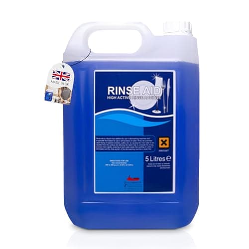 Image of We Can Source It Ltd – 5L Professional Glasswasher & Dishwasher Rinse Aid – Fast-Drying, Streak-Free Finish, Anti-Limescale Formula – Ideal for Restaurants, Bars, Hotels & Commercial Kitchens