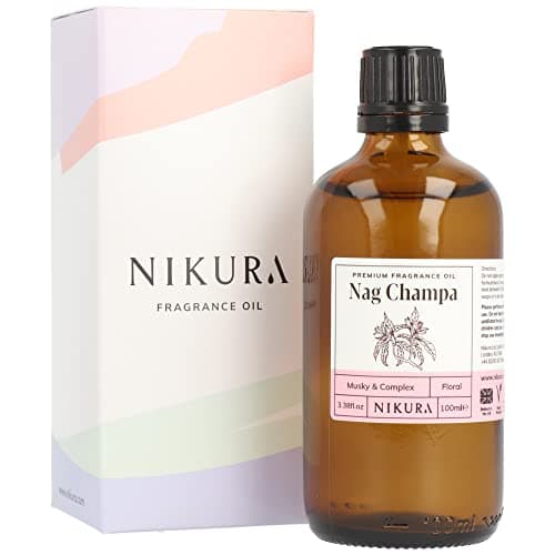 Image of Nag Champa Fragrance Oil - 100ml | for Gifts, Diffusers, Candle Making, Soap Making | Great for use in Bath Bombs, Perfume Oil, Perfume Scents | Vegan & UK Made