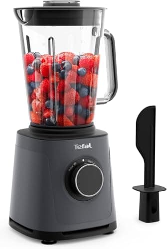 Image of Tefal PerfectMix Essential BL771BF0 High Speed Blender, Continuously Adjustable Speed, Pulse Function, Removable Powelix Blades, Heat Resistant 2L Glass Jar, 1200W, Grey
