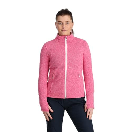 Image of Spyder Women's Soar Full Zip Fleece Jacket, Pink, XS