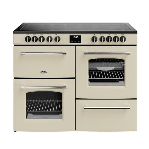 Image of Belling Farmhouse 110E 110cm Electric Range Cooker with Ceramic Hob - Cream - A/A Rated
