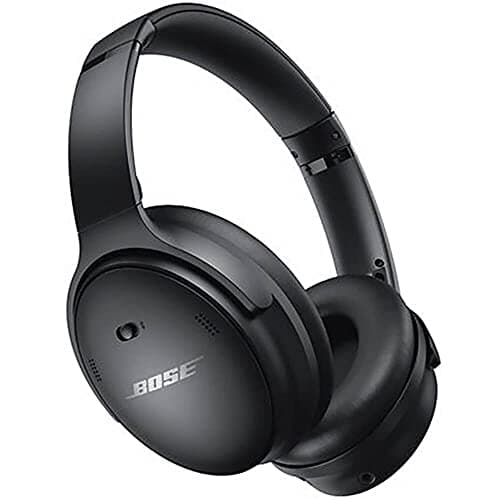 Image of Bose QuietComfort® 45 Bluetooth wireless noise cancelling headphones with microphone for phone calls - Triple Black