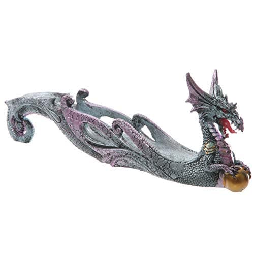Image of HoitoDeals 1Pcs Decorative Random Colour Celtic Scroll Dark Legends Dragon Ashcatcher For Home Novelty Ornament