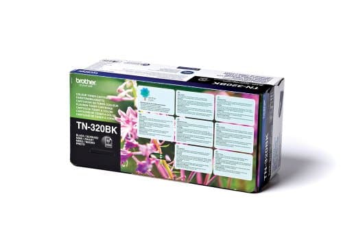 Image of Brother TN320BK - black - original - toner cartridge