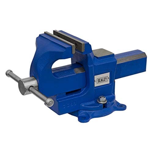 Image of Sealey Qave100 Vice 100Mm Quick Action Swivel Base Sg Iron