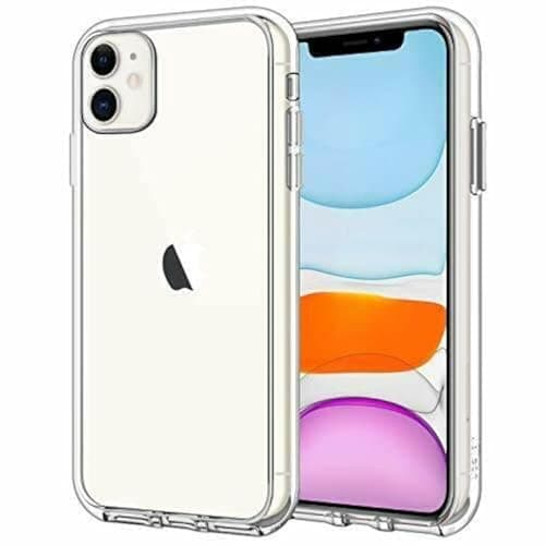 Image of JETech Case for iPhone 11 6.1-Inch, Non-Yellowing Shockproof Phone Bumper Cover, Anti-Scratch Clear Back (Clear)
