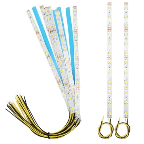 Image of YIXISI 10 PCS 200mm Prewired Strip LED Light, 12V - 18V, 2335 SMD LED, Yellow