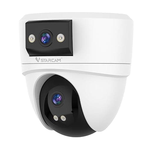 Image of VSTARCAM 6MP Dual Lens Indoor Camera Wireless, 2.4G/5G WiFi Dual-Band with 360° PTZ & AI Auto Tracking, Color Night Vision, Two-Way Audio, Baby Monitor Pet Camera for 24/7 Home Security, Ceiling Mount