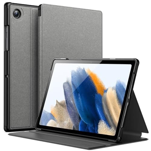 Image of JETech Case for Samsung Galaxy Tab A8 10.5-Inch 2021 (SM-X200/X205/X207), Slim Folio Stand Protective Tablet Cover, Multi-Angle Viewing, Auto Wake/Sleep (Grey)