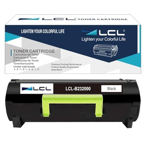 Image of LCL B232000 Toner Cartridge Replacement for Lexmark B232000 B2320A0 for Lexmark B2338 B2338dw B2442 B2442dw B2546 B2546dw B2650 B2650dn B2650dw MB2338 MB2338adw MB2442 MB2546 MB2650 (1 Black)