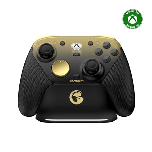 Image of GameSir G7 Pro Wired Controller for Xbox Series X|S, Xbox One, Wireless Gamepad for PC&Android with TMR Sticks, Hall Effect Analog Triggers, 1000Hz Polling Rate, 3.5mm Audio Jack - Golden