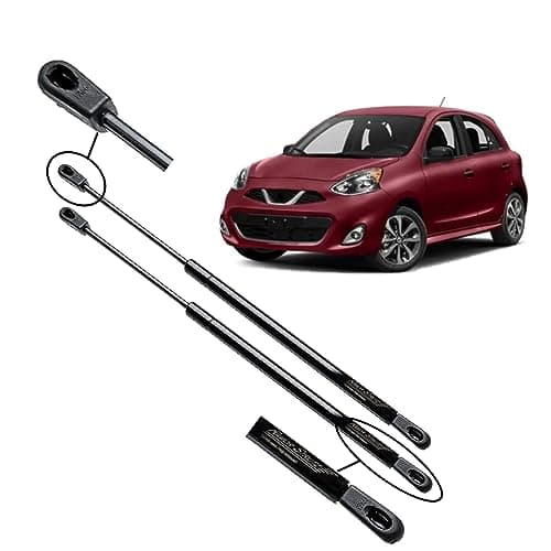 Image of Ramor Strutz 2x Tailgate Gas Struts Compatible with a Nissan Micra Mk4 K13 2010-2016. Tailgate Gas Springs Replacement for 904513HN0A and others.