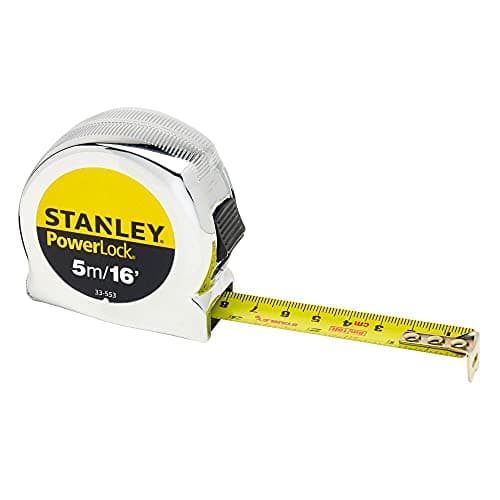 Image of Stanley 0-33-553 Metric/Imperial Tape Measure Powerlock with 19mm Blade, 5m/16'