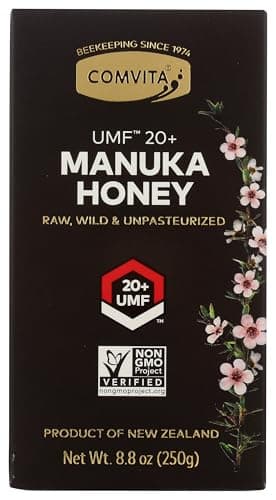 Image of Comvita Manuka Honey (UMF 20+, MGO 829+) New Zealand’s #1 Manuka Brand | Highest Grade, Superfood for Gut & Immune Support | Raw, Wild, Non-GMO | 250g