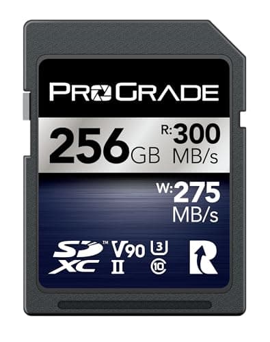 Image of ProGrade Digital SDXC UHS-II V90 Iridium Memory Card (256GB)