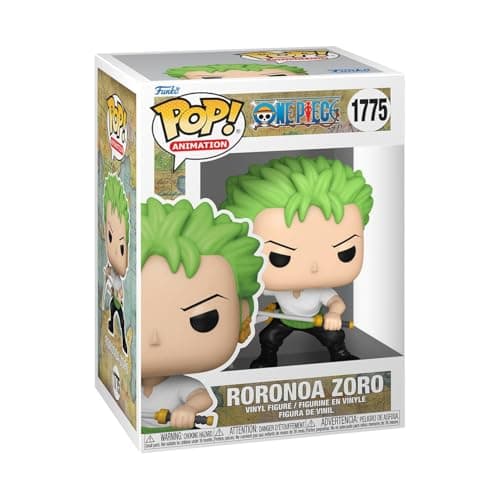 Image of Funko POP! Animation: One Piece - Zoro - 1 in 6 chance of receiving the rare Chase variant - Styles may vary - Collectable Vinyl Figure - Gift Idea - Official Merchandise - Toys For Kids & Adults