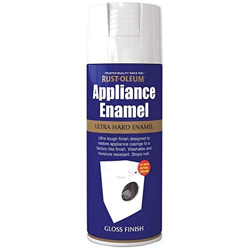 Image of Rust-Oleum Appliance Enamel Spray Paint Aerosol, Gloss White 400ml