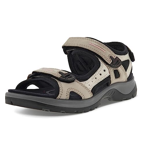 Image of ECCO Offroad, Women Athletic Sandals, Beige (Atmosphere/Ice White/Black), 8 UK (42 EU)