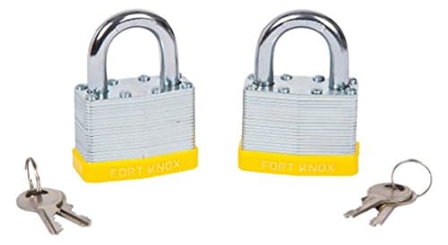 Image of Blue Spot 77015 50 mm Laminated Keyed Alike Padlocks (2-Piece)