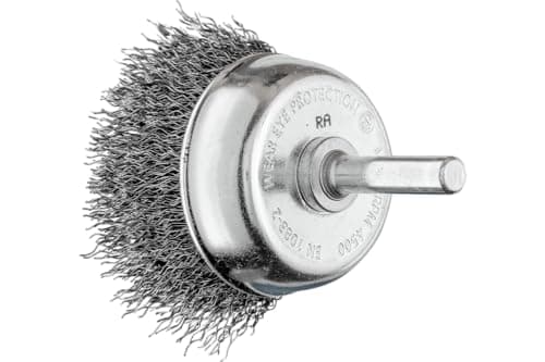 Image of PFERD Cup Brush Untwisted TBU | Diameter 50 mm Shaft Diameter 6 mm Steel Wire Diameter 0.30 mm | 43740162 - for Drills