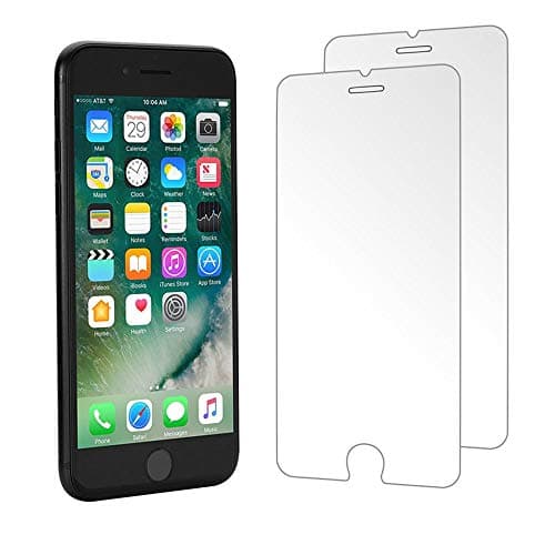 Image of iPhone 8 Plus/iPhone 7 Plus Screen Protector, Foho [2-Pack] Premium Tempered Glass Screen Protector for iPhone 8 Plus / 7 Plus [5.5 inch] - 3D Touch Compatible