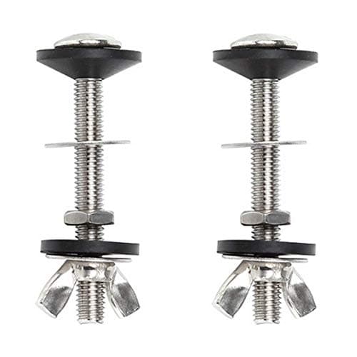 Image of 2 Pcs Stainless Steel Toilet Cistern Bolts - Close Coupling Toilet Tank Fixing Kit