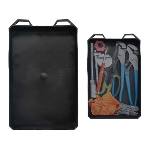 Image of StealthMounts Open FlexiTray | Flexible Tool Trays Compatible with Milwaukee PACKOUT | Organiser for Tools, Nuts, Bolts & Parts | Workshop, Garage & Van Storage | Made in the UK