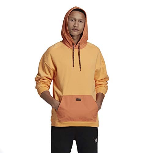 Image of adidas Originals Men's R.Y.V. Utility Hoodie (S, Hazy Orange / Hazy Copper)