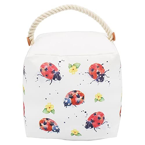 Image of The Leonardo Collection LP48393 Country Life Ladybirds Design Doorstop | Multi-color Door Stop