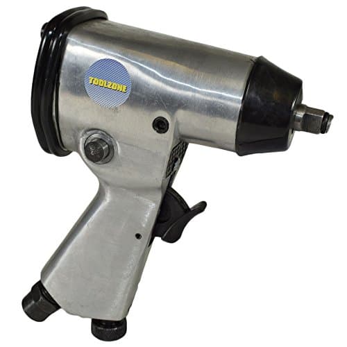 Image of AB Tools 3/8” Drive Mini Air Pneumatic Impact Gun Ratchet Wrench 75 Ft/lbs / 101Nm
