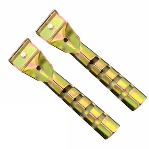 Image of 2 PCS Heavy Duty Carbon Steel Paint Scraper, Heavy Duty Scraper Accessory Multi-Purpose Scraper for Removing Paint Glue Wood Rust (Without Blade)