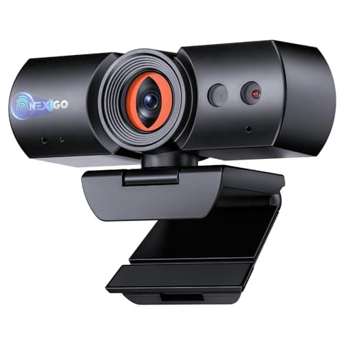 Image of NexiGo HelloCam Pro, Webcam with Windows Hello, 1080P 60FPS Autofocus, True Privacy, Automatic Electronic Shutter, Computer Camera, Microphone, Facial Enhancement, HD USB Web Cam