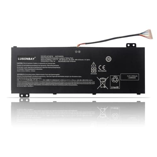 Image of AP18E7M Laptop Battery Replacement For Acer Predator Helios 300 PH315-52 PH315-53 PH317-53 PT315-51 Aspire 7 A715-74G Nitro 5 AN515-54 AN515-55 AN515-43 AN515-44 AN515-45 AN517-51 AN517-52 Nitro 7