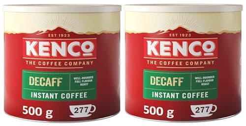Image of Kenco Decaf Instant Coffee 500g (Pack of 2)