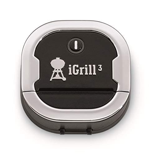 Image of Weber iGrill 3 Smart Bluetooth Thermometer/Compatible with Genesis II, Spirit II & Genesis II LX Gas Barbecues, Weber iGrill App, Temperature Alerts, LED Display, 250H Battery, 5.6 x 6.6 x 6.4 cm