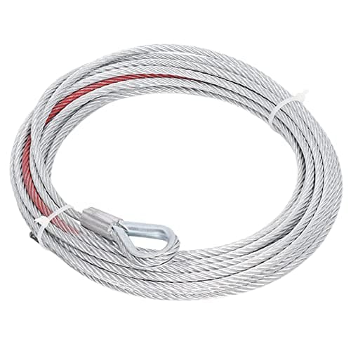 Image of Akozon 4500LBS Stainless Steel Winch Cable Wire, 5.5mm x 10m Towing Rope for Heavy-Duty Winches & Pulleys, Ideal for Off-Roading, Trailers, and Recovery