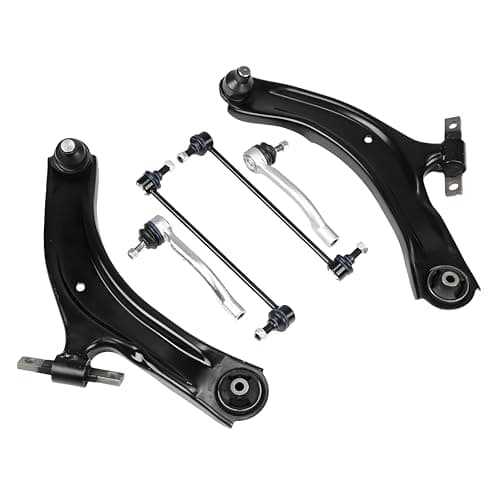 Image of Front Lower Wishbone Suspension Arm with Links, Rods End Fit For Nissan Qashqai J10 1.5 dCi 1.6 dCi 2.0 dCi FWD 2007-2015, Comes with Bushings, Ball Joints Installed Control Arms 54668-1AA0A