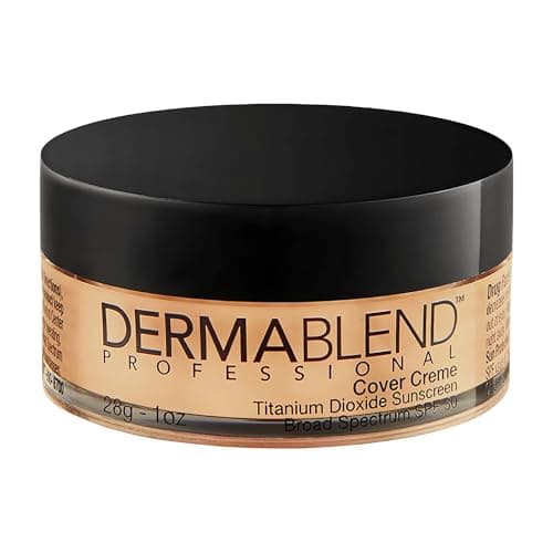 Image of Dermablend Professional Cover Creme - Full Coverage, All-Day Hydrating Cream Foundation - Dermatologist-Created, Fragrance-Free, Allergy-Tested - Broad Spectrum SPF 30-20W Cashew Beige - 28g