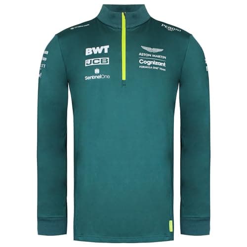 Image of Aston Martin Cognizant F1 Official Team Sleeve Green Men Midlayer Top AMC21KSW07