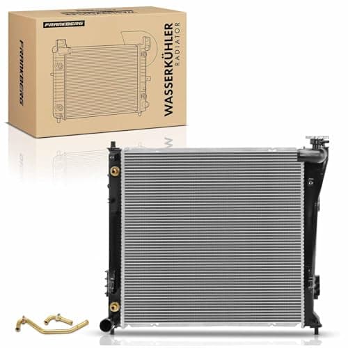 Image of Frankberg Engine Radiator Car Radiator Automatic Transmission Compatible with i40 CW VF 1.7L 2011-Today Replace# 253103Z100