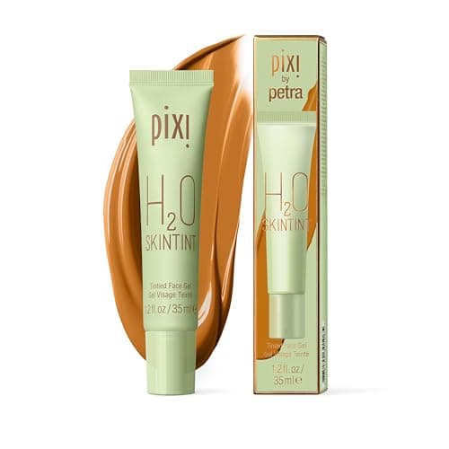Image of Pixi H2O SkinTint | Tinted Gel Moisturiser | Lightweight, Hydrating & Water-Resistant | Evens Tone & Reduces Redness | Cinnamon | 1.2 fl oz/35 ml